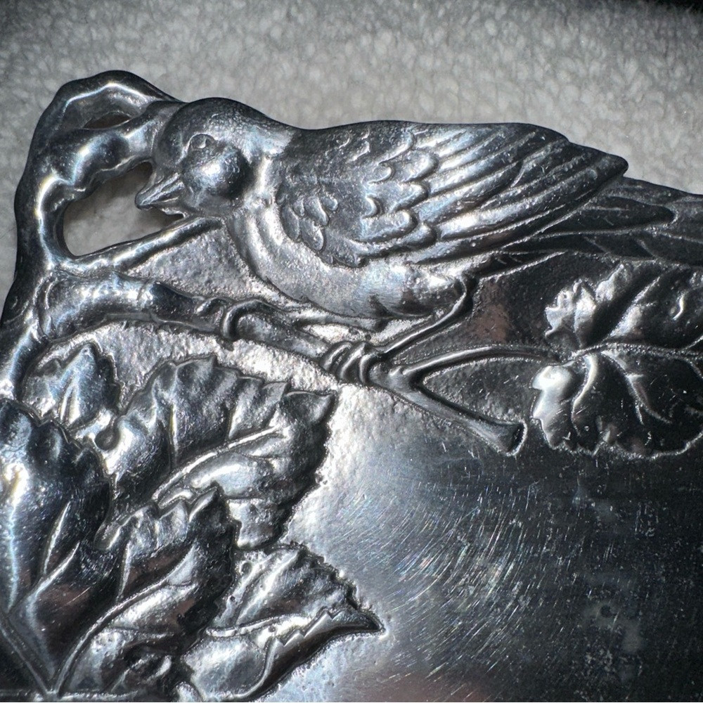 Arthur Court Silver Tray with Embossed Design - Picture 8 of 10